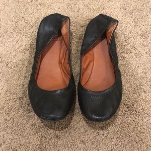 Lucky brand black flats size 7